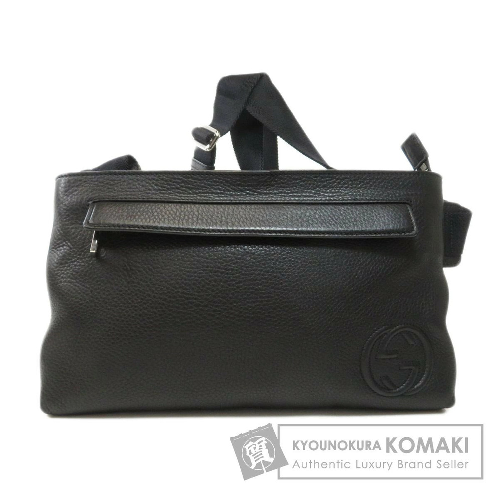 Gucci Interlocking GG Shoulder Bag Leather